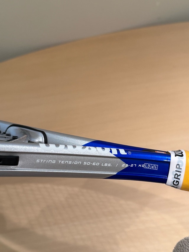 Wilson Titanium Impact Tennis Racket Racquet - New Grip - photo 5