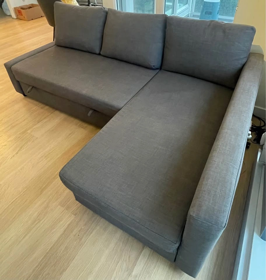IKEA FRIHETEN Sleeper Sectional Sofa with Mattress & Blanket - photo 2