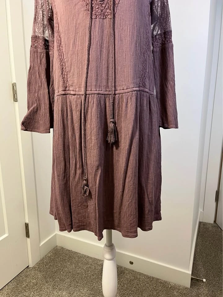 AMERICAN EAGLE Mauve Boho Dress - photo 4