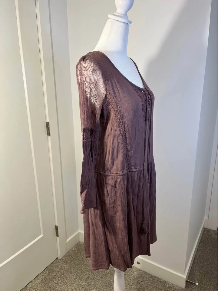 AMERICAN EAGLE Mauve Boho Dress - photo 5