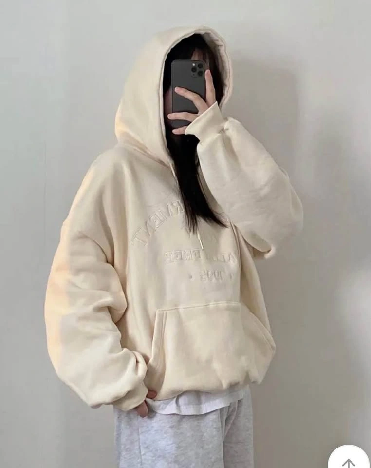 Oversized Embroidered Hoodie