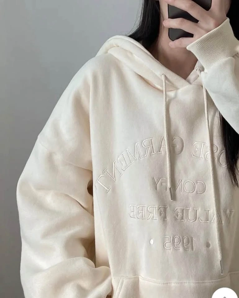 Oversized Embroidered Hoodie - photo 3