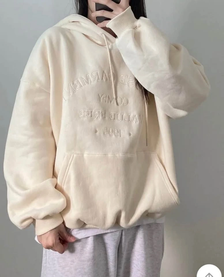 Oversized Embroidered Hoodie - photo 4
