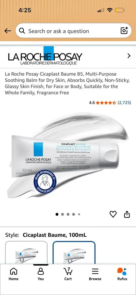 La Roche-Posay Cicaplast Baume B5+ 100 mL