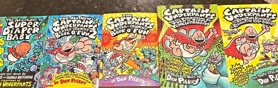Set of Captain Underpants books