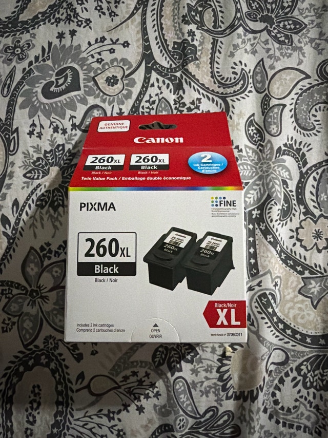Canon 260XL Black Ink Cartridges
