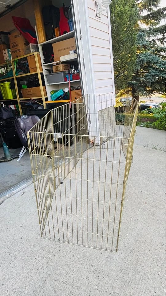 MEGI Gold Metal Pet Exercise Pen - photo 2