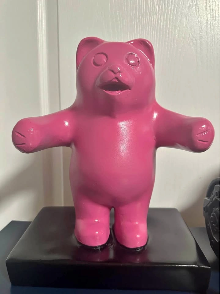 Pink Gummy Bear Statue