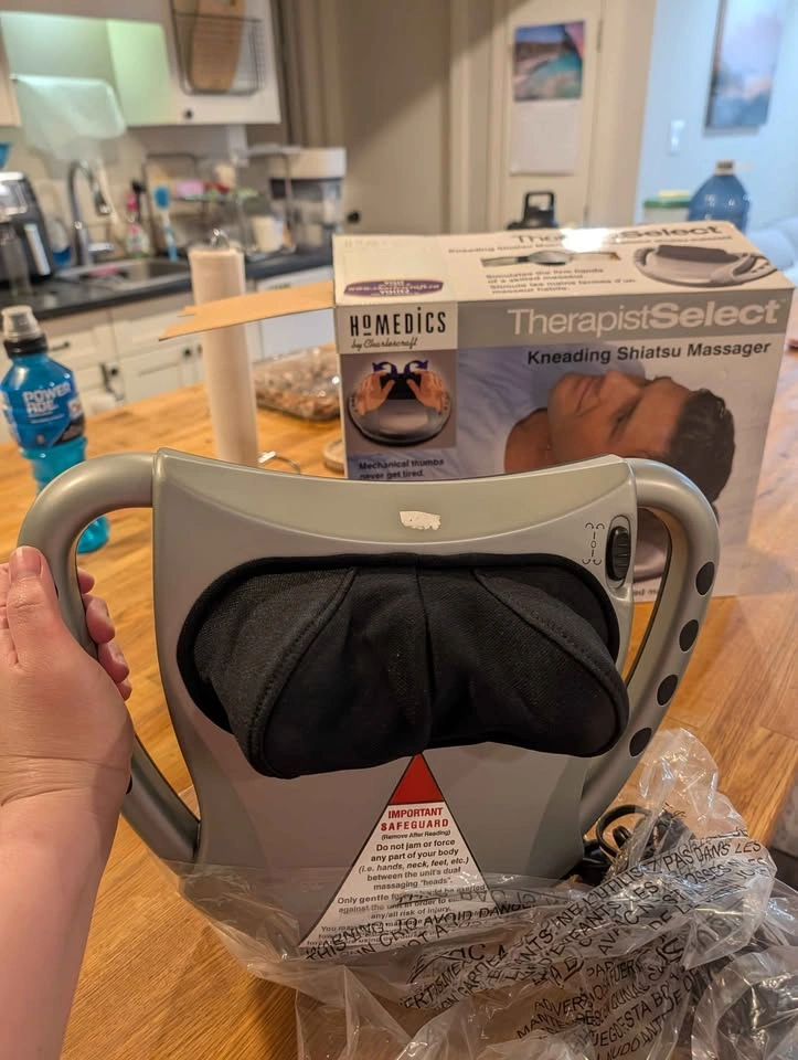 HoMedics TherapistSelect Kneading Shiatsu Massager - Like New In - photo 2