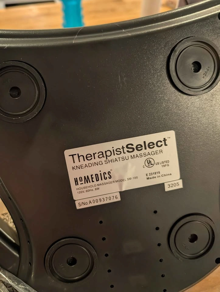 HoMedics TherapistSelect Kneading Shiatsu Massager - Like New In - photo 3