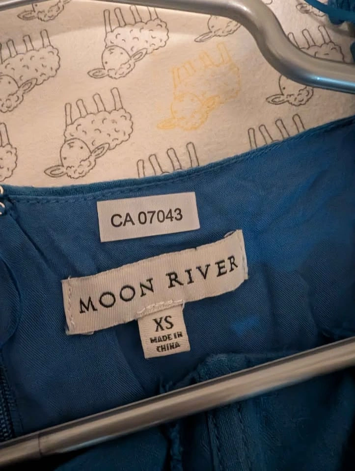Blue Mini Corset Dress - XS - Moon River - photo 4