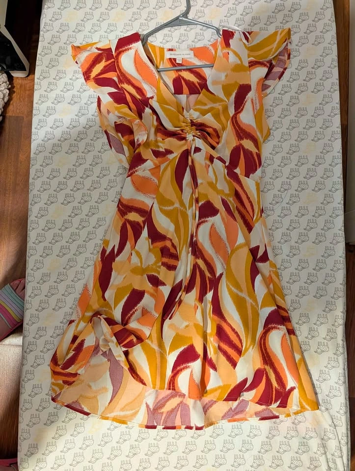 Mustard Mini Dress - Small - Monteau Los Angeles