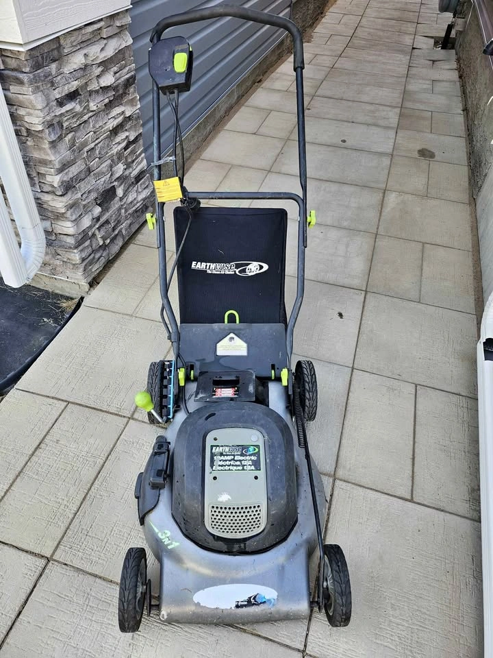 Earthwise 12 Amp Electric Lawn Mower – 3-in-1 with Bag