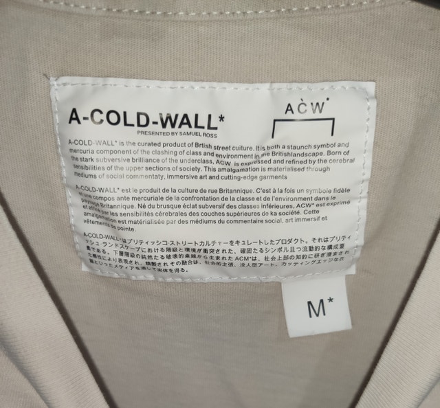 A-COLD-WALL* GLASS BLOWER TEE M Menswear - photo 4