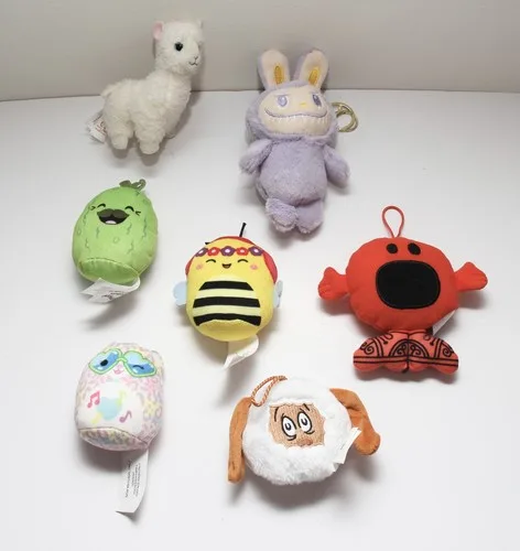 Ty, mixed McDonalds Plushies - Lama, labubu, grinch lot Of 7