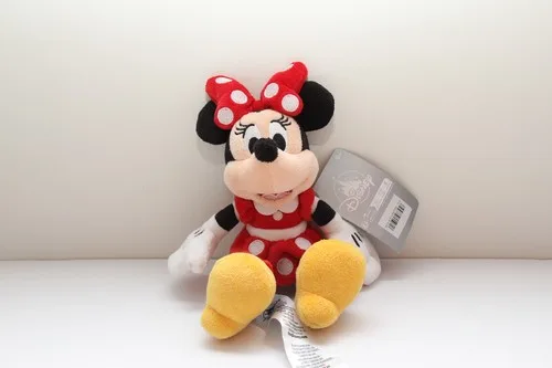Disney Parks Minnie Mouse Red Polka Dot Plush Toy 9" ~ NEW
