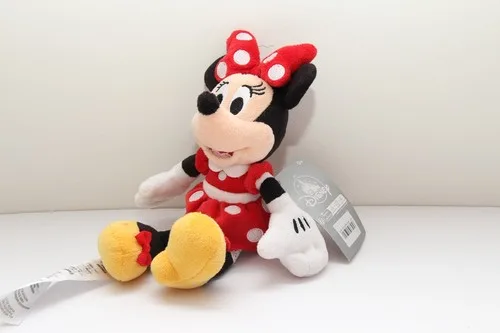 Disney Parks Minnie Mouse Red Polka Dot Plush Toy 9" ~ NEW - photo 2