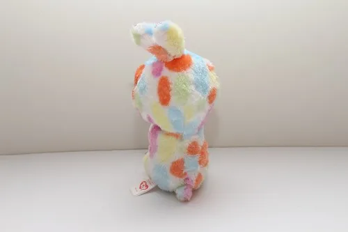 Ty Beanie Boos Lollipop EASTER BUNNY Rabbit Tie Dye Plush 6” - photo 3