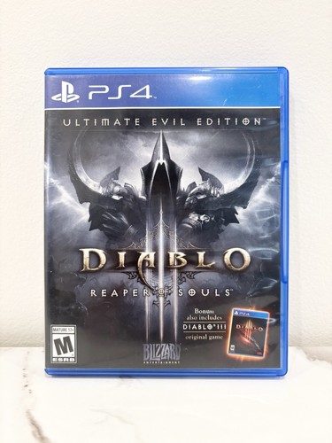 Diablo 3 III Reaper of Souls PS4 - Tested Complete w/Manual