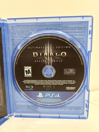 Diablo 3 III Reaper of Souls PS4 - Tested Complete w/Manual - photo 4