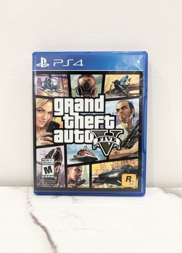 Grand Theft Auto GTA V PS4 CIB w/ Map Manual Tested