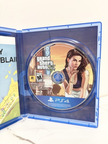 Grand Theft Auto GTA V PS4 CIB w/ Map Manual Tested - photo 4