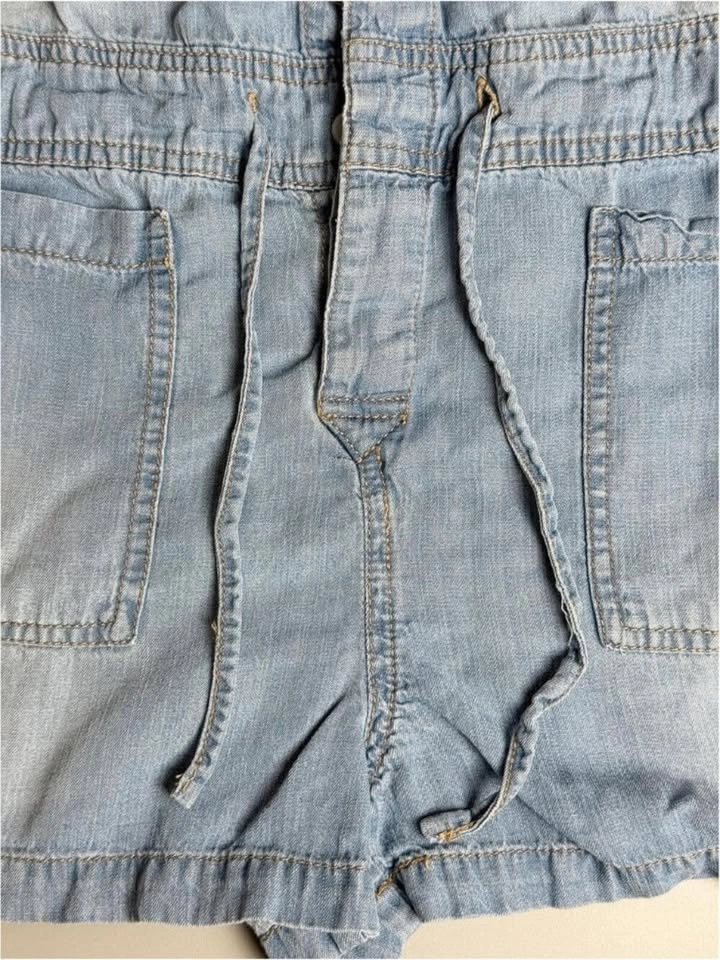 Ardene Denim Romper, Light Wash Chambray Playsuit, Size L - photo 4