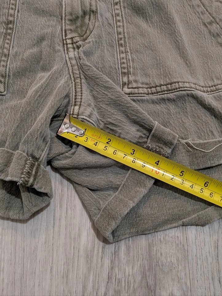 American Eagle Women’s Size 12 Denim Shorts – Distressed Green/G - photo 5