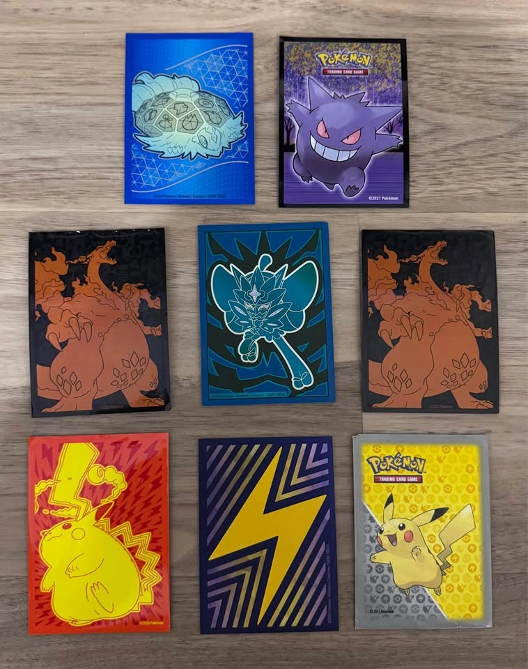 Pokemon Card Lot 335+ Cards EX Holo Tin Sleeves Pin Bundle - photo 5