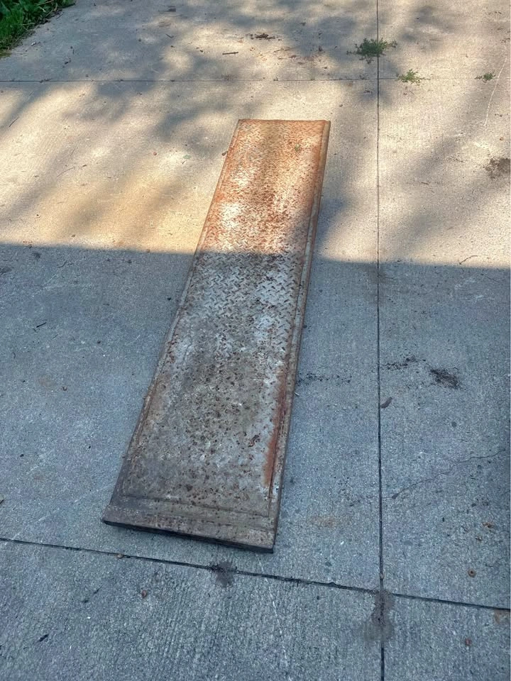 Steel Diamond Plate Ramp