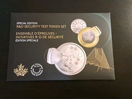 2018 Royal Canadian Mint R&D Test Token Set Error Coin