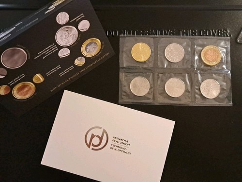 2018 Royal Canadian Mint R&D Test Token Set Error Coin - photo 3