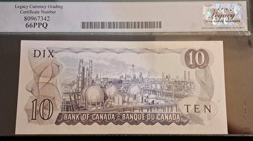 1971 Bank Of Canada $10 4-Digit Radar Note 5931395 Legacy 66 - photo 4