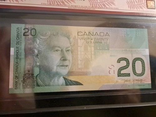 2004 Bank Of Canada $20, 2-Digit Radar Note, 5222225 - photo 4