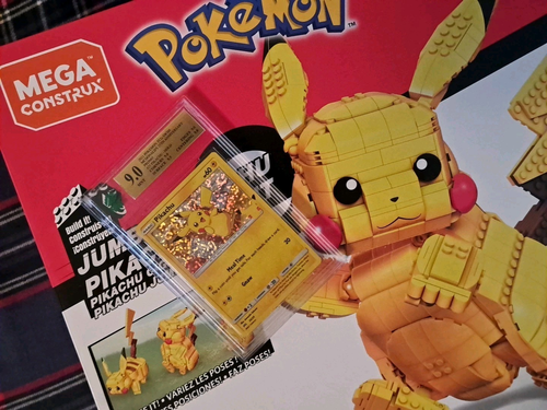 Mega Construx Pokemon Jumbo Pikachu & 2021 McDonald's Card - photo 2
