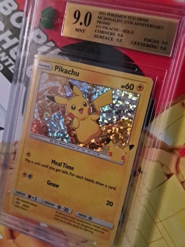 Mega Construx Pokemon Jumbo Pikachu & 2021 McDonald's Card - photo 4