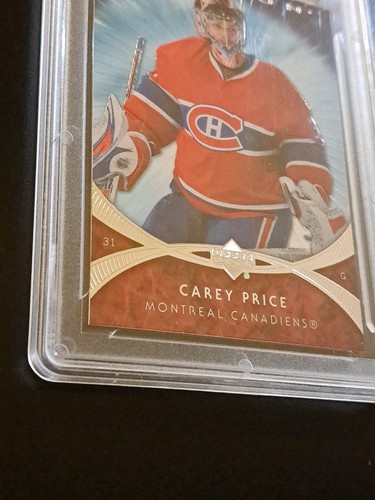 2007 Upper Deck Ovation Carey Price Rookie Card GMA 10 - photo 4