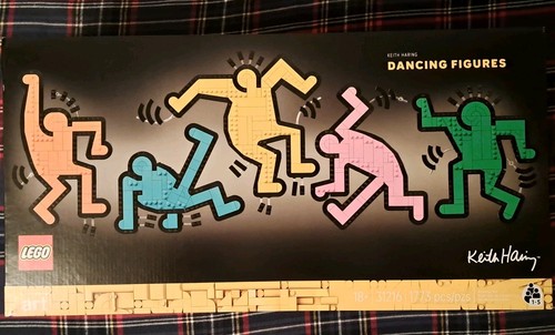Lego Art, Keith Haring, Dancing Figures, 31216, 1773 Pieces