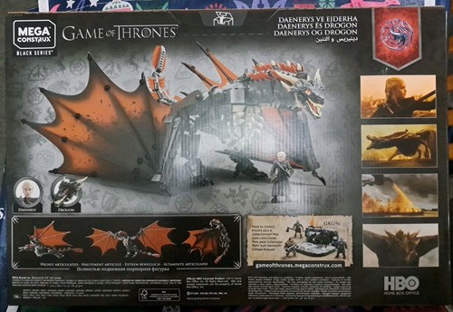 Mega Construx Game of Thrones Daenerys and Drogon 735 PCS - photo 4
