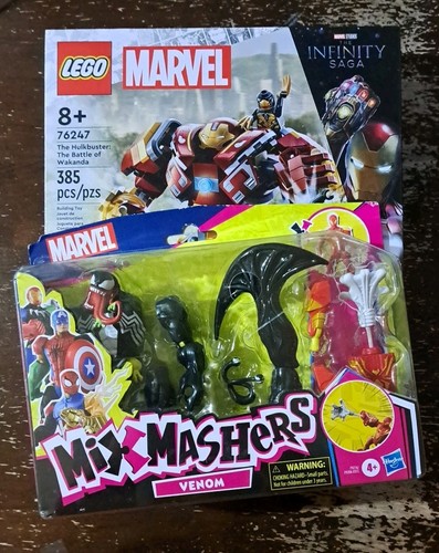 Lego Marvel Hulkbuster & Venom Mix Mashers Set Lot