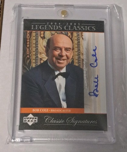 2004-05 Upper Deck Legends Classic Signatures Bob Cole Auto - photo 4