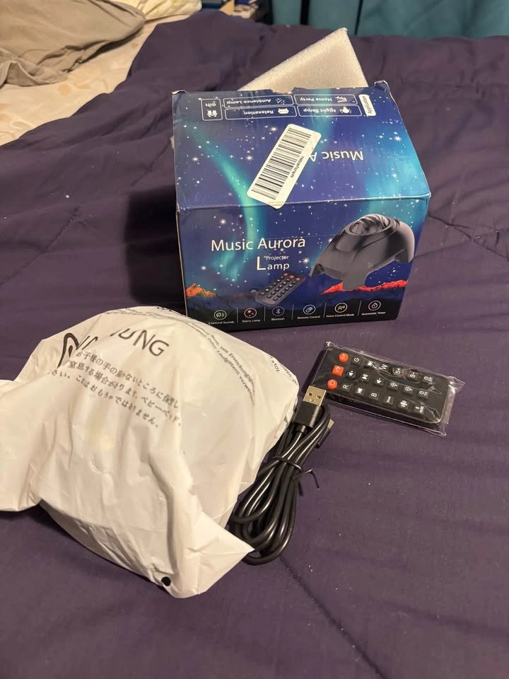 Galaxy Star Projector with Bluetooth Speaker & Remote - photo 3