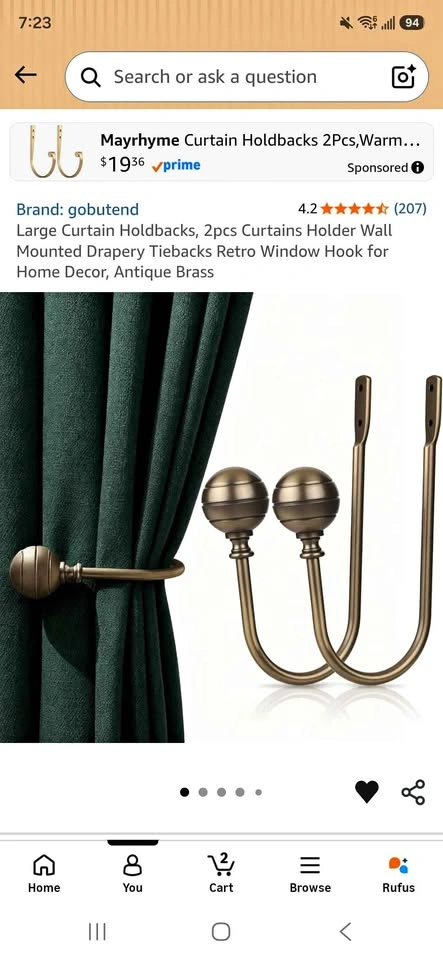 Curtain Holdbacks