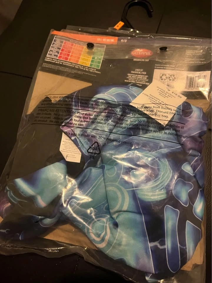 Halloween costume Gaming skeleton - New - $10 - photo 2