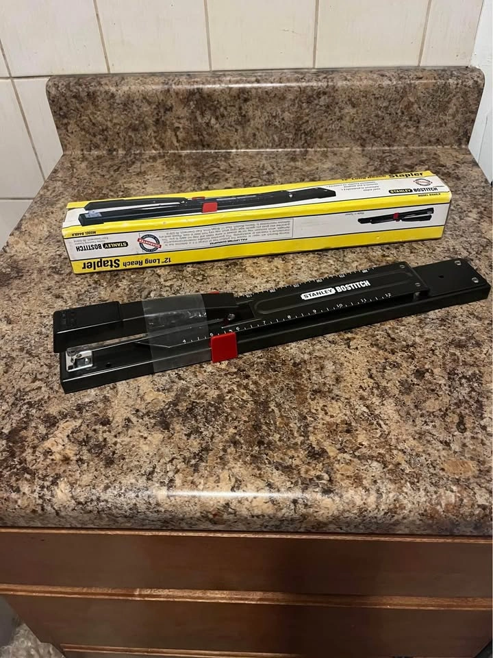 New - Stanley Bostitch Long-Reach Stapler 12"- Black $30 - photo 3
