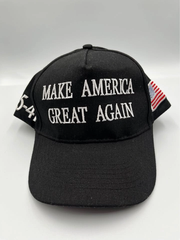 RARE Trump MAGA Adjustable Baseball Cap With American Flag - photo 2