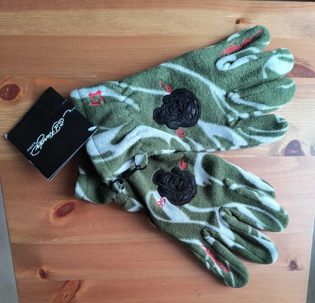 New Ed Hardy men's gloves size Large - photo 2