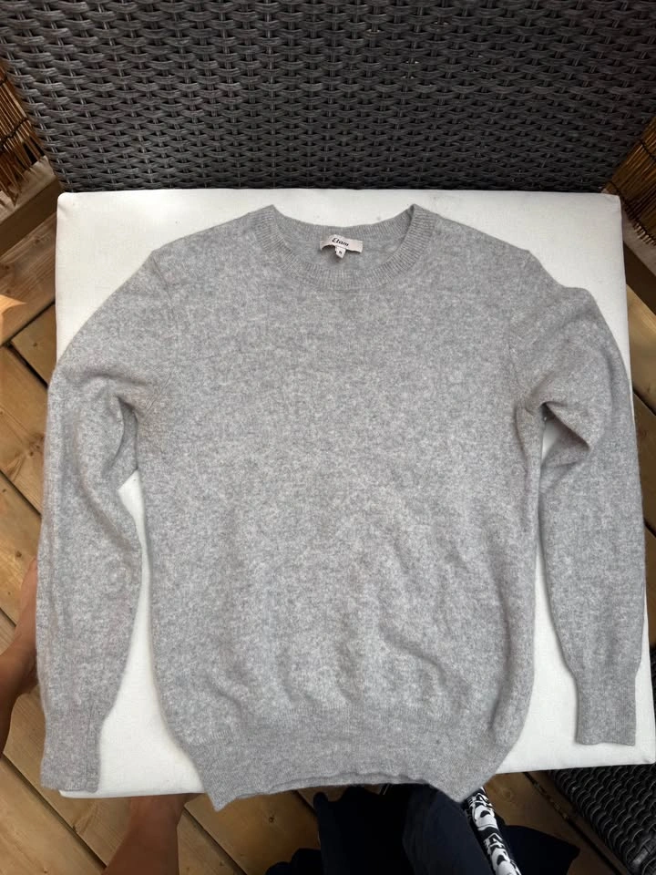 Etam 100% Cashmere Crew Neck Sweater - Medium - photo 3