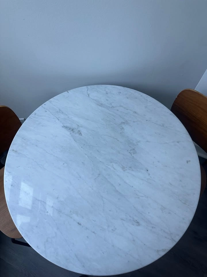 Article - Mara Marble Top Dining Table and Chairs - photo 2