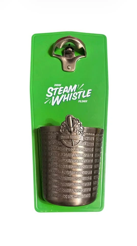 Steam Whistle Magnetic Bottle Opener with Cap Catcher - photo 4
